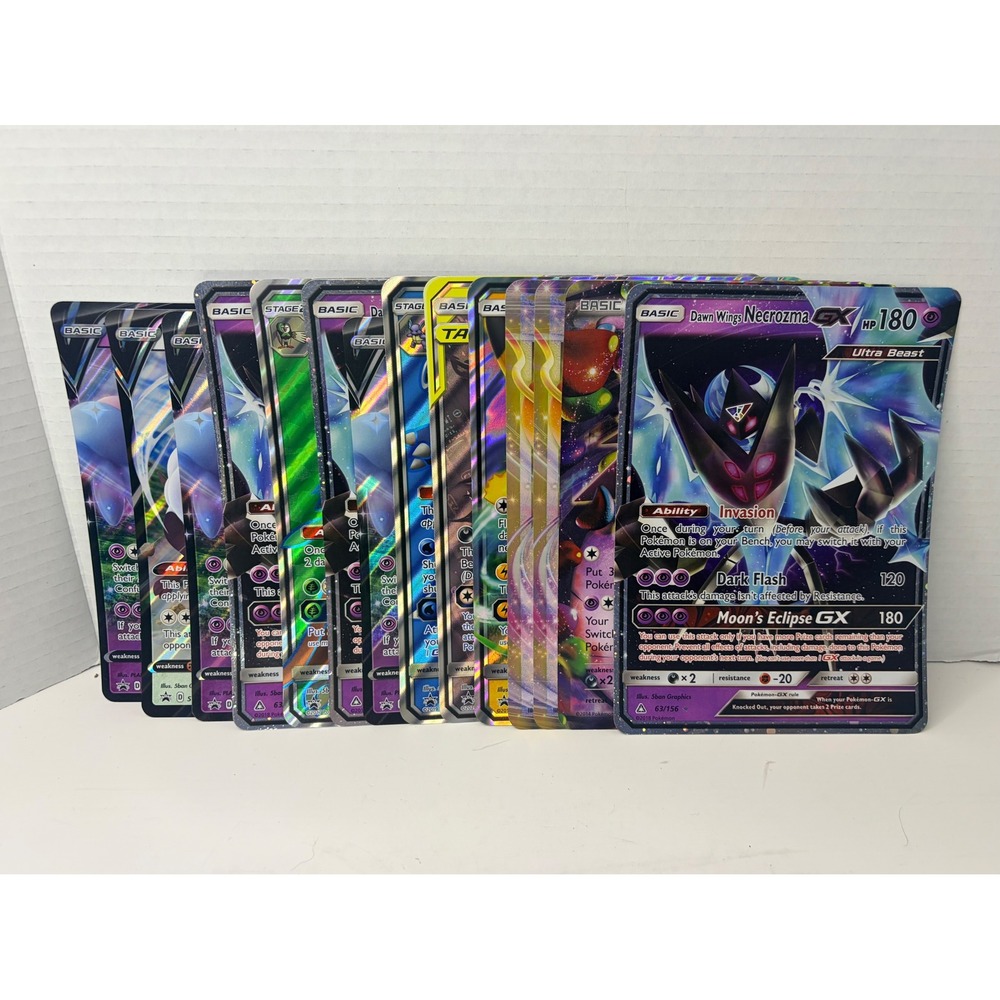 Pokemon Jumbo Cards Lot Pikachu GX Umbreon Darkrai Tag Team Blastoise Gengar EX